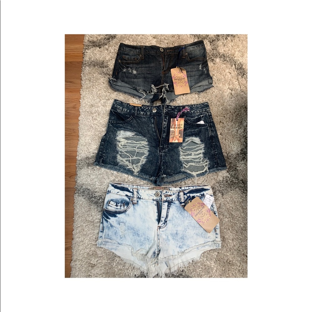 3 pair of shorts